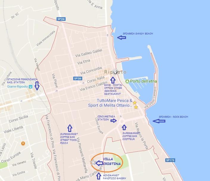 Via Pisa Hotel Riposto Ngoại thất bức ảnh